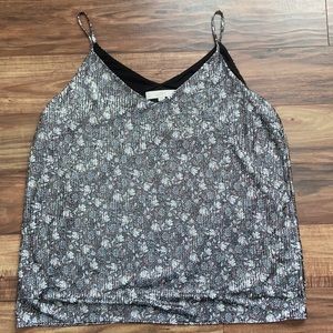 NWT Floral Shimmer Cami